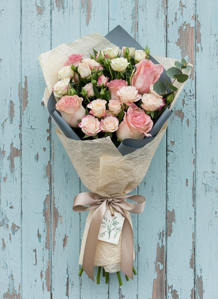 Букет цветов из: Розы в Осташево