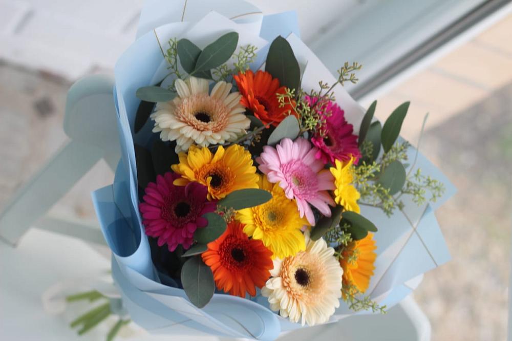 Букет цветов из: Герберы в Осташево