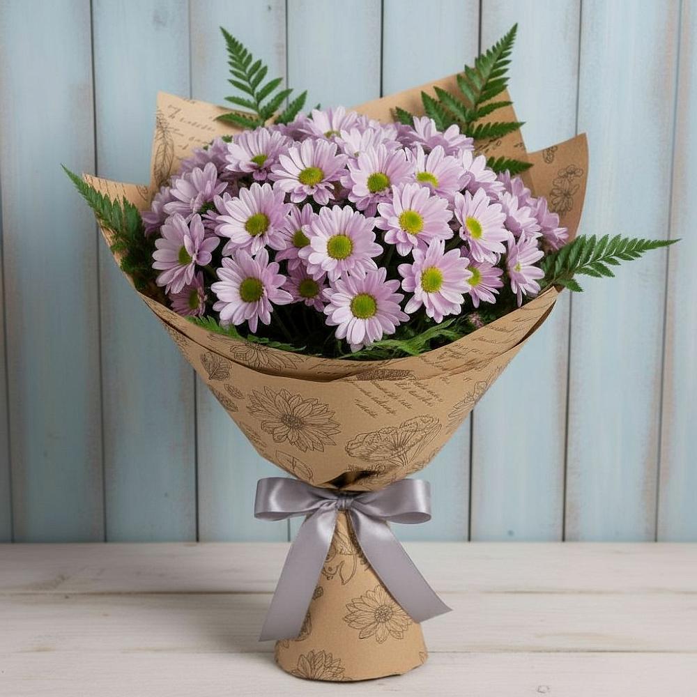 Букет цветов из: Хризантемы в Осташево