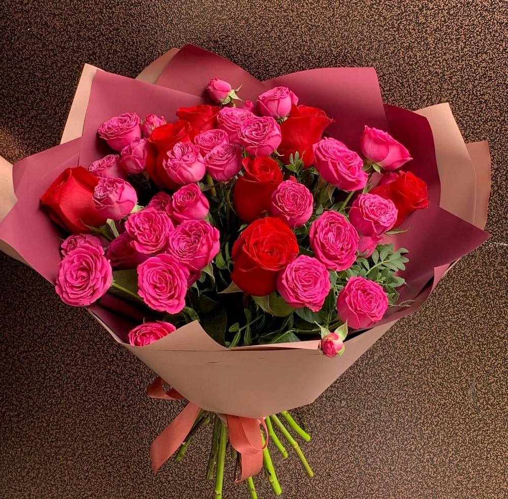 Букет В объятьях нежности в Осташево