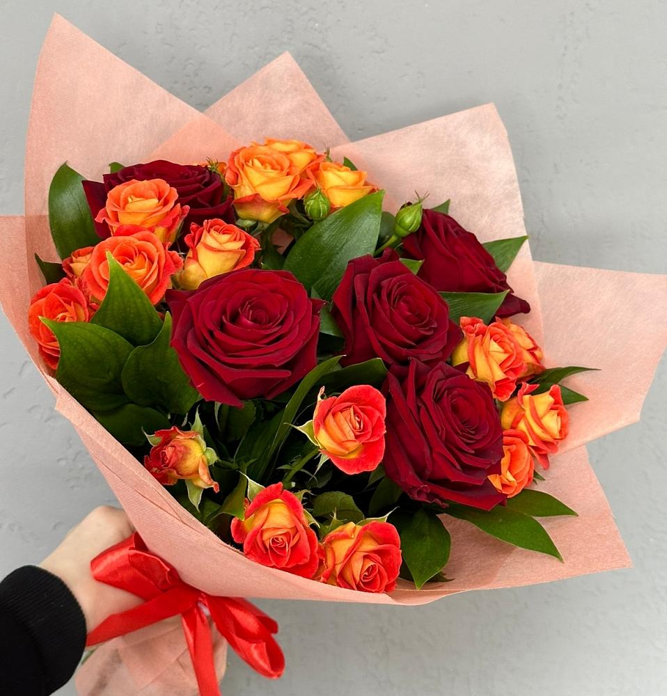 Букет Любовь и восторг в Осташево