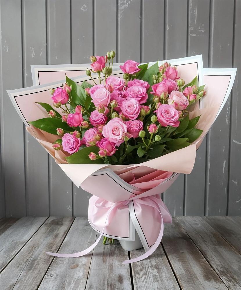 Букет Розовый кустик в Осташево