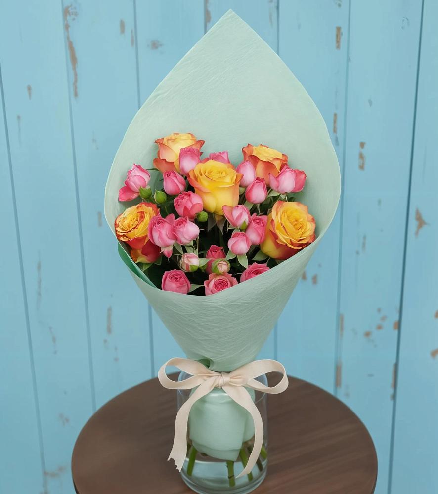 Букет цветов из: Розы в Осташево