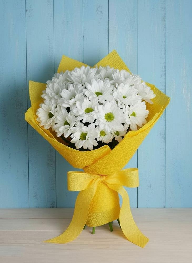 Букет цветов из: Хризантемы в Осташево