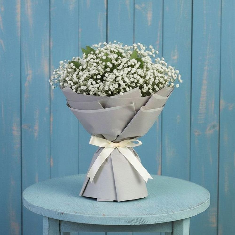 Букет цветов из: Гипсофила в Осташево