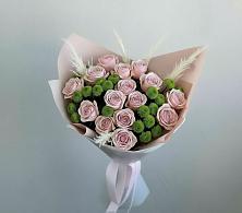 Букет цветов из:  Розы и Хризантемы #REPLACE_PRED# Осташево