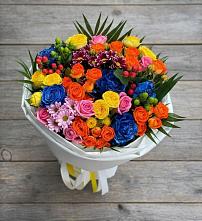 Букет цветов из:  Розы и Хризантемы в Осташево