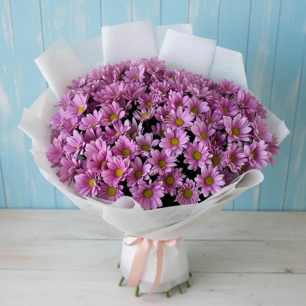 Букет цветов из: Хризантемы в Осташево