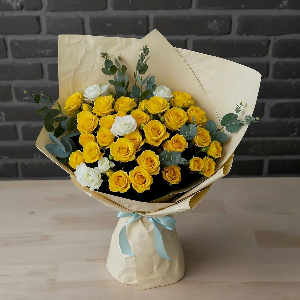 Букет цветов из: Розы в Осташево