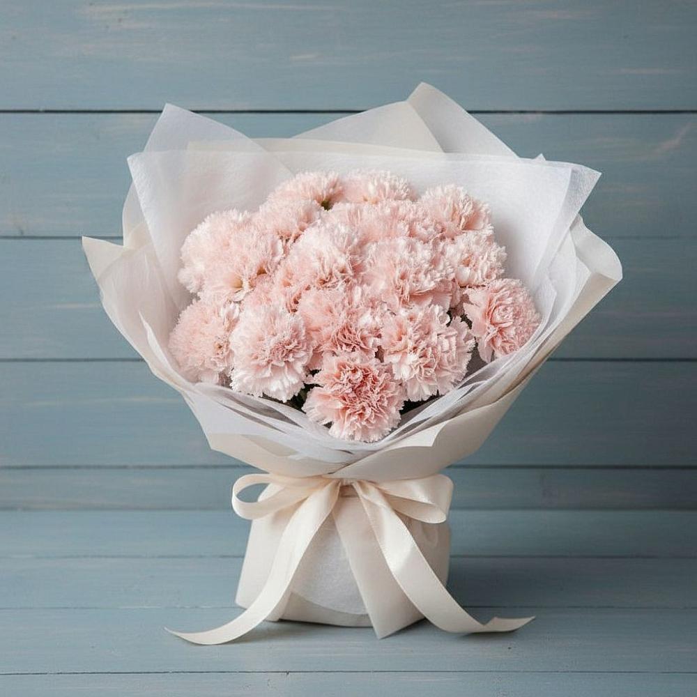 Букет цветов из: Гвоздики в Осташево