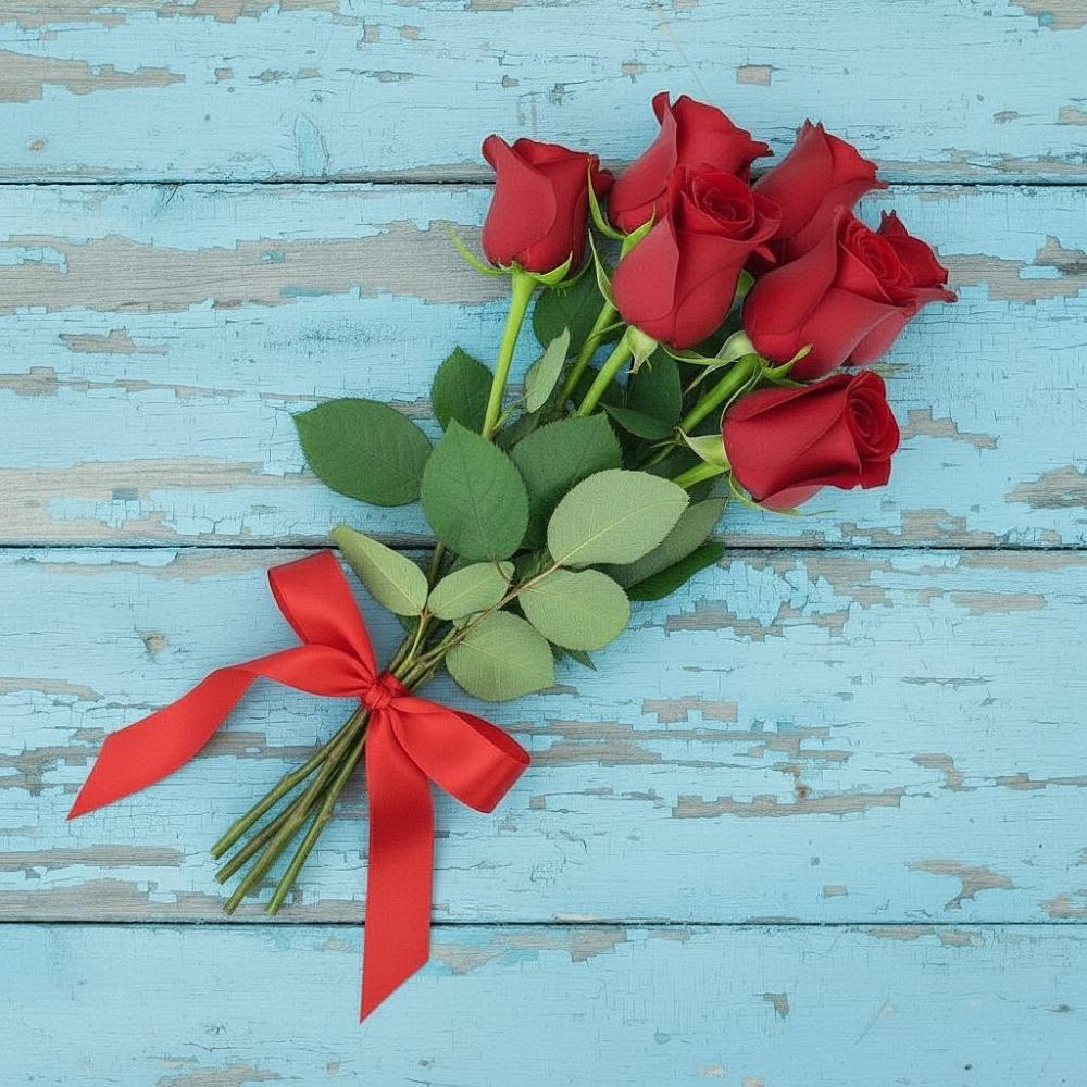 Букет Красные розы в Осташево